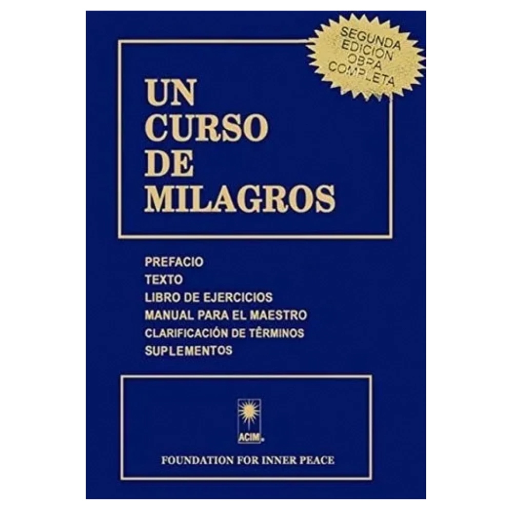 LIBRO UN CURSO DE MILAGROS