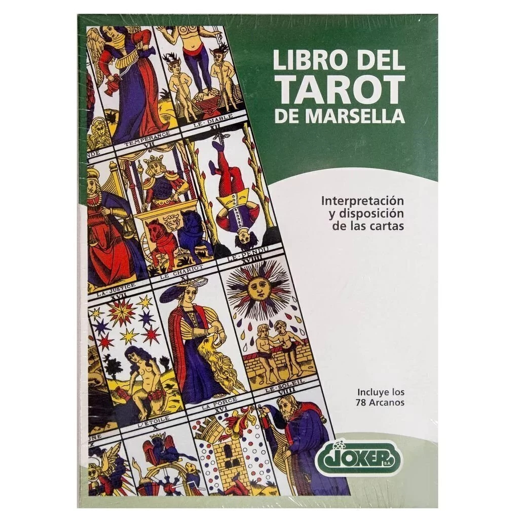 TAROT MARSELLA MAZO de 78 CARTAS CON INSTRUCCIONES EN ESPAÑOL
